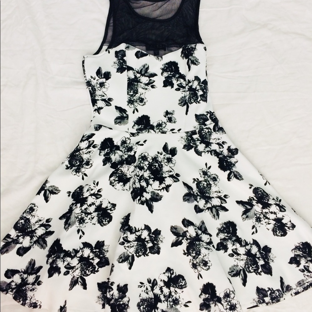 Brand New—Trixxi Black Floral Dress